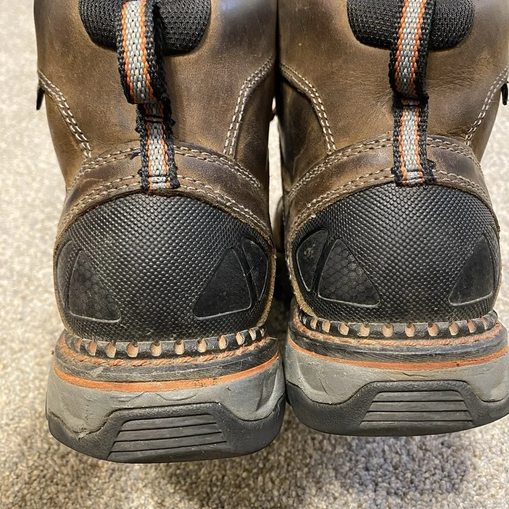 Irish Setter Work Boots Men Size 9 Brown Leather CSA Safety Toe Waterproof 83602